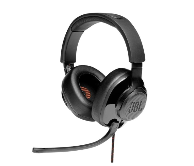 JBL Quantum 200 przewodowe czarne - 541936 - zdjęcie